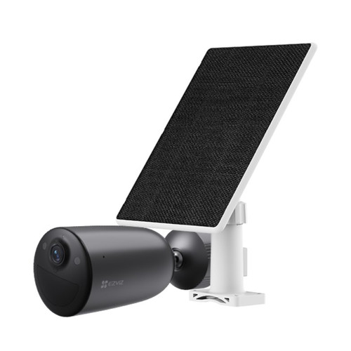 EZVIZ KIT CAMARA IP EB3 4G EXT 2K VIS.NOCT WI DETEC COCHES-HUMAN BK+KIT SOLAR